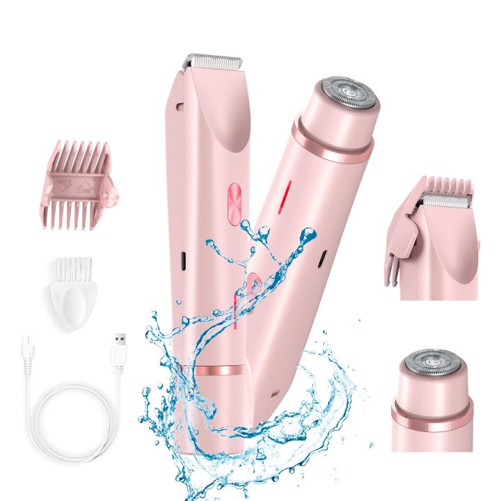 Electric%20Shaver%20for%20Women%20Waterproof%20Wet%20&%20Dry%20Hair%20Razors%202%20in%201%20Double%20Head%20Dual%20Bikini%20Hair%20Trimmer%20Detachable%20Head%20Shaver%20-%20Image%2010