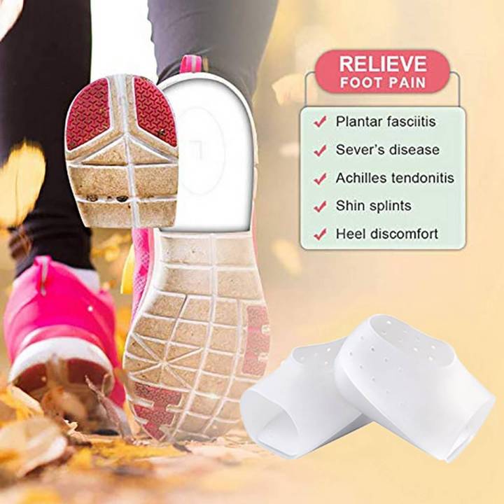 Invisible Height Increase Insole, Wearable Heel Cushion Inserts Shoe Soft Silicone Heel Lift Insole Leg Lengthen for Men and Women (2 Cm)