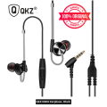 QKZ DM10 Authentic Zinc Alloy HiFi Earphone In Ear Earphones Sports Headset Phone Laptop Gaming Earphone.