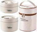 Portable Insulated Lunch Container Set for Adult, Stackable Stainless Steel Bento Lunch Box for Hot Food, Leakproof Thermal Food Container with BagPortable Insulated Lunch Container Set for Adult, Stackable Stainless Steel Bento Lunch Box for Hot Food, Le. 