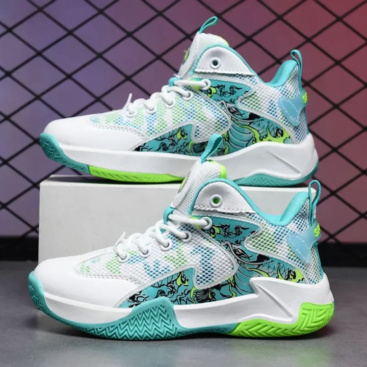 2023Autumn%20High%20Top%20Sneakers%20Boys%20Middle%20and%20Big%20Children%20Basketball%20Shoes%20Teenagers%20Students%20Breathable%20Casual%20Running%20Shoes%20-%20Image%202