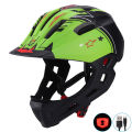 Yfashion EPS Full Face Helmet For Bike Scooter Bike Riding Helmet With Usb Charging Light.