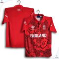 England T20 World Cup Jersey - Half Sleeve Collar Polo Cricket Jersey For Men - England T20 Jersey 2026.