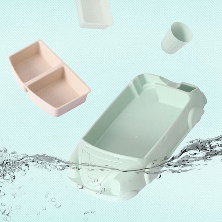 Cartoon%20Car%20Baby%20Dishes%20Set%20Bamboo%20Fiber%20Plate+Cup%20Sub-Grid%20Bowl,B%20-%20Image%204