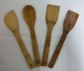 Bamboo Spoon Set 4 pcs...wooden spoon.4 desing 4ps.