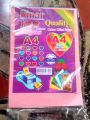 Color Paper A4 for Craft, Art & Photocopy - 100 Sheets. 10 Colour. 80GSM. 