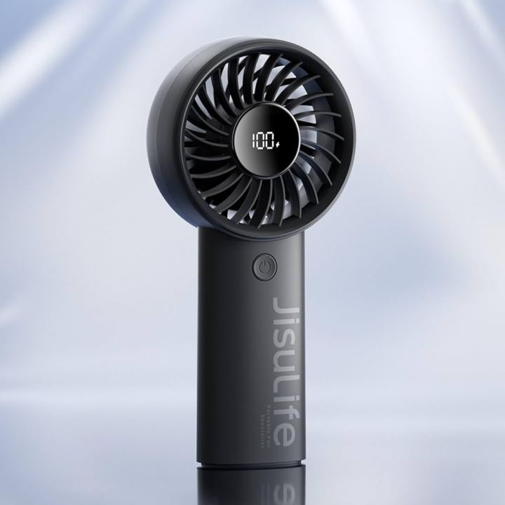 JisuLife Handheld Fan Life4 Experience Unrivaled Comfort | 5000mAh Battery | 6-Month Warranty by Tronzz