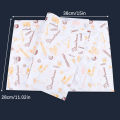 50Pcs Cute Bento Cake Box Pad Food Grade Paper Bread Hamburg Cake Fried Food Oil-Proof Wrapping Paper Kitchen Baking Tool.