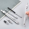 Deli Metal Compass Set Professional Drafting Exam Drawing Geometry Tool Student Stationery Supplies. 