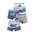 【HOT SALE】 4Pcs/Lot Young Boys Cotton Underwears Cartoon Dinosaur Cars Print Kids Boy Brief Teenage Boxer Baby Children 12Y. 