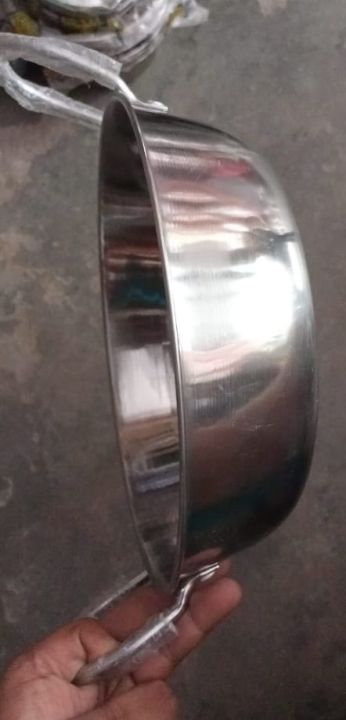 Steel%20Torkari%20Korai.%20korai%20stainless%2026cm%20steel%20With%20steel%20%20(Silver).%20Steel%20Torkari%20Korai%20(%20USED%20FRO%20INDUCTION)%20-%20Image%208