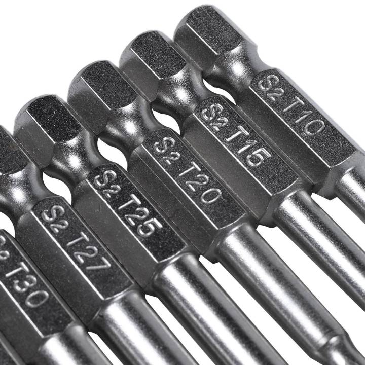 7Pcs%20Set%20Star%20Bit%20Screwdriver%20Drill%20Bits%20Screw%20Driver%20Magnetic%201/4Inch%20Hex%20Shank%20Hand%20Tools%20Five-Pointed%20Star%20Bore%20Hole%20-%20Image%207