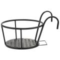 NXFDSIOZ 2X Metal Flower Holder Shelf Stand Hanging Pots Basket Plant Garden Wall Storage.