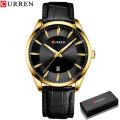 CURREN New Quartz Watches for Men Leather Strap Male Wristwatches Top Luxury Brand Business Men's Clock Reloj Hombres. 