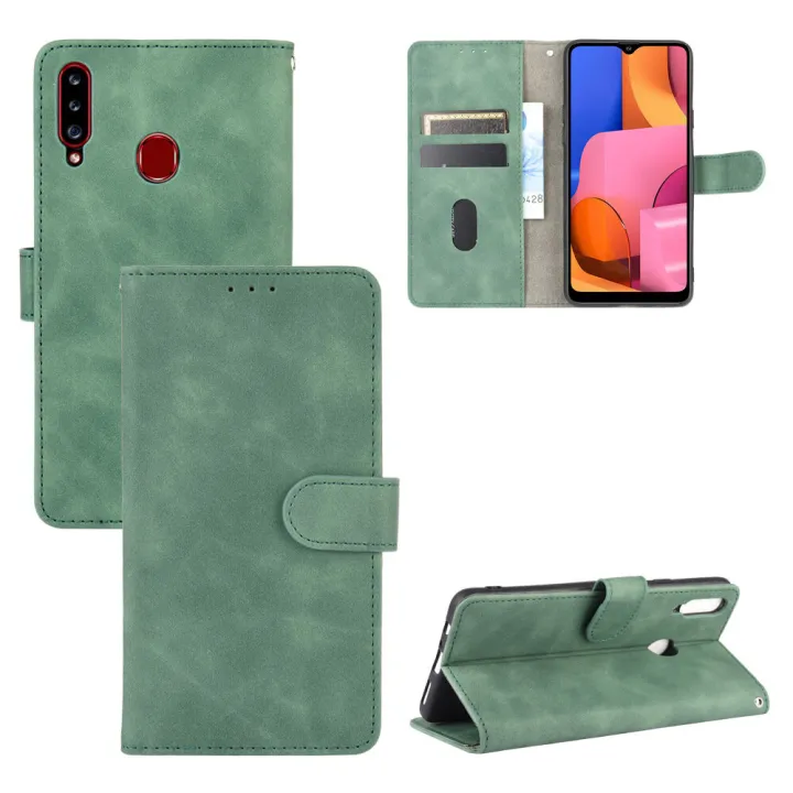 lthmy%20for%20Samsung%20Galaxy%20A20S%20Case%20Solid%20Color%20Leather%20Flip%20Cover%20Wallet%20Card%20Slots%20Casing%20Anti%20Falling%20Protect%20Cellphone%20Shell%20with%20Holder%20-%20Image%203