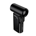 Hoco HX68 Flujo Turbo Jet Fan Digital Display Violent 130000RPM Ultra High Speed Total 8000mAh Battery Up to 1 Hour Backup 90db Low Noise Mini Fan for Cooling.