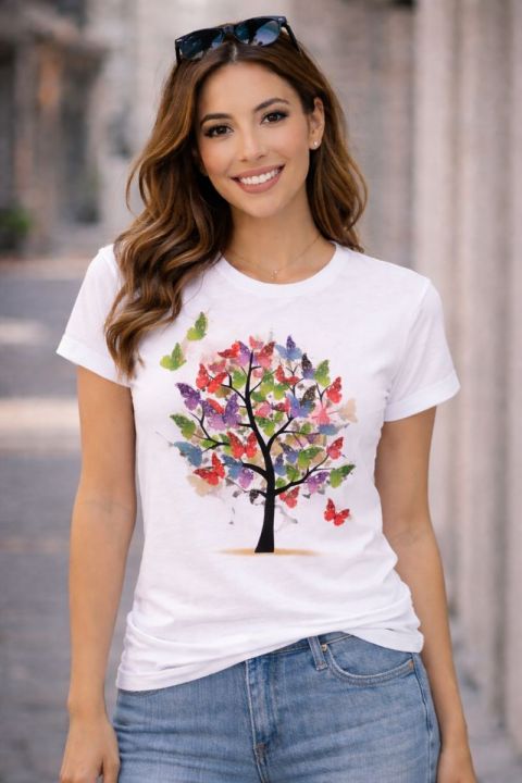 Fashion%20Tops%20Ladies%20Short%20Sleeve%20Casual%20Girl's%20Print%20Cotton&Polyester%20new%20T-Shirt%20For%20women%20-%20Image%202