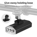 WEST BIKING 1500LM Bike Light Multiple LEDs Bicycle Headlights Battery Indicator IPX6 Waterproof Cycling Light WIth Double Mount.