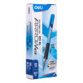 Deli Arrow PRO EQ10-BL Blue Ink 0.7mm Ball Point Pen - 12pcs. 