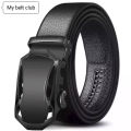 Black Stylish High Quality Auto Gear Belt For Men - Belt For Men. 