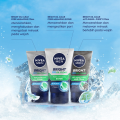 NIVEA MEN Face Wash Bright 8H Oil Clear 100ml (Indonesia-Imported). 