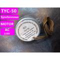 Micro Synchronous Geared Motor AC 220V 50/60Hz 4W 4/5RPM Round Robust TYC-50 Torque 4KGF.CM CW For Microwave Oven AC Motor.
