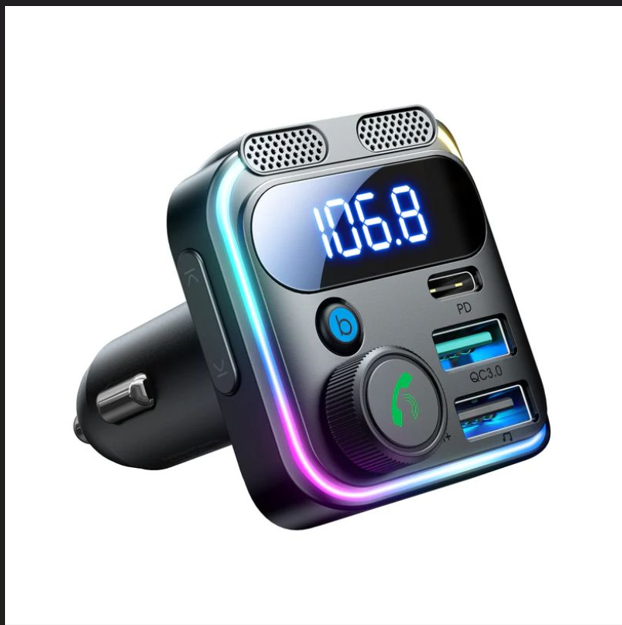 JOYROOM JR-CCB01 81W Dual-Mic Car Wireless FM Transmitter