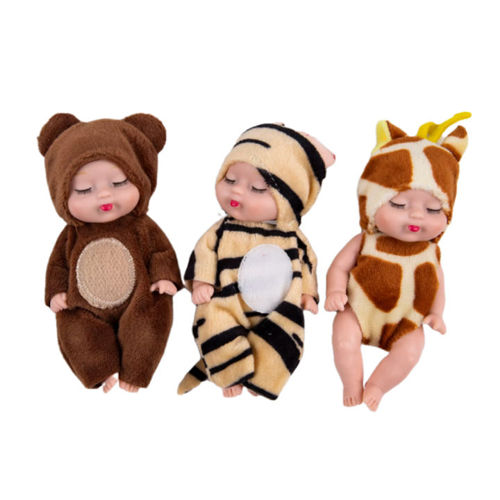 Cute%20Animal%20Baby%20Doll%203.5inch%20Deer/Bee/Bear%20Sleep%20Baby%20Simulated%20Reborn%20Doll%20Toy%20Eatop%20-%20Image%204