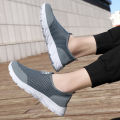 Summer Sneakers Men Shoes Breathable Mesh Lightweight Walking Casual Shoes Slip-On Driving Men's Loafers Zapatos Casuales BunnyGarden.