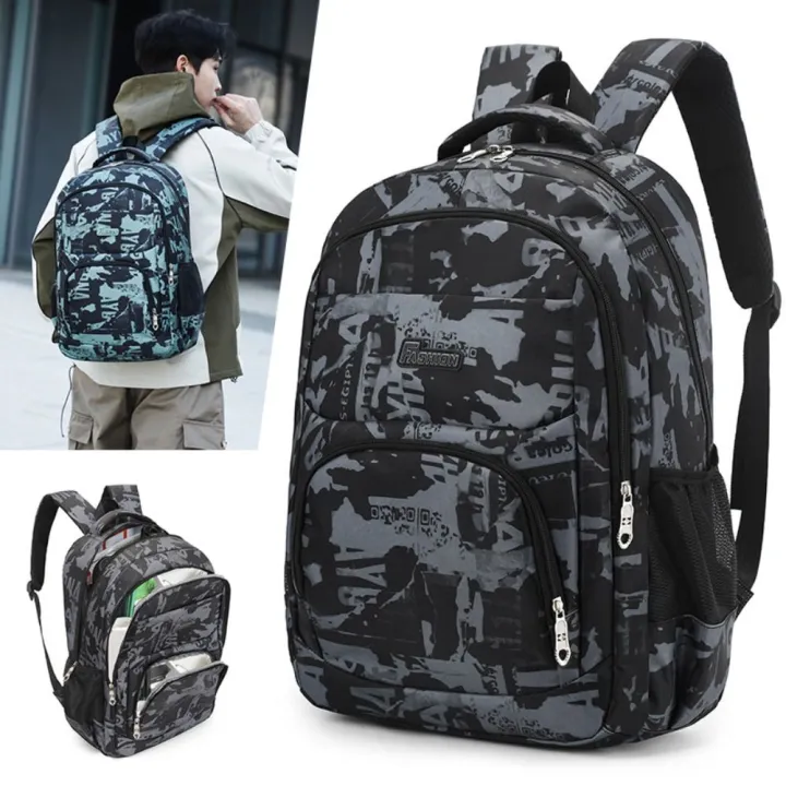 Trendy%20Nylon%20Versatile%20Backpack%20Grey%20Green%20Blue%20Khaki%20Large%20Capacity%20School%20Student%20Backpack%20Washable%20Waterproof%20Travel%20Bag%20Unisex%20-%20Image%205