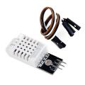 DHT22 DHT-22 DC 3.3V-5V 3 Pin Temperature And Relative Humidity Sensor AM2302 Module With Matching Cables Digital Temperature Humidity Sensor Module For Arduino DIY. 