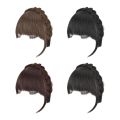Wig Bangs Cushioned Cranial Vault Fluffy Covering Hair Slits Natural Invisible Light Braided Headband Bangs Wig Dating Supply.