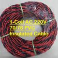 1-Coil Non-Sheathed 70/76 PVC Insulated AC 220v Single Core Mixed Cables Wire For Electrical AC Line Power Supply Powerpoints Switches & Savers. 