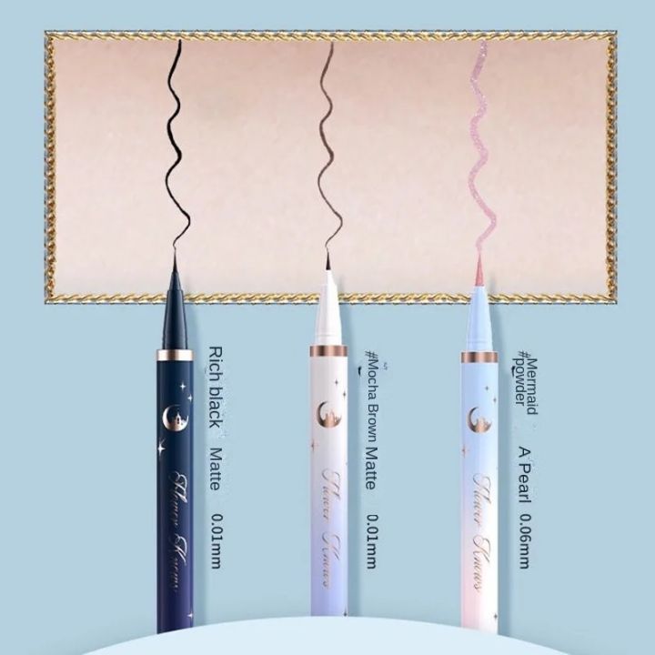Flower%20Knows%20Moonlight%20Mermaid%20Waterproof%20Eyeliner%20Pen%20Super%20Slim%20Precise%20All%20Day%20Professional%20Liquid%20Eye%20Liner%20Pencil%20for%20Women%20Abandon%20Abandon%20-%20Image%202