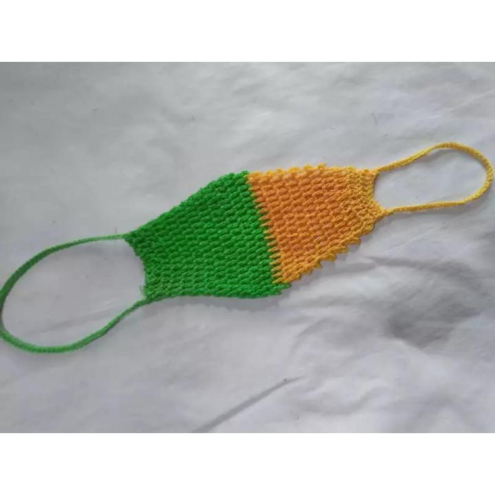 Nylon Body Scrubber-12 Pieces Multi Color