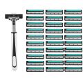 Master Clone Gillette Vector 2 Razor Set with Shaving Blades 2 Layers Blades Gillette Razor for Men Multiple Specifications to Choose.