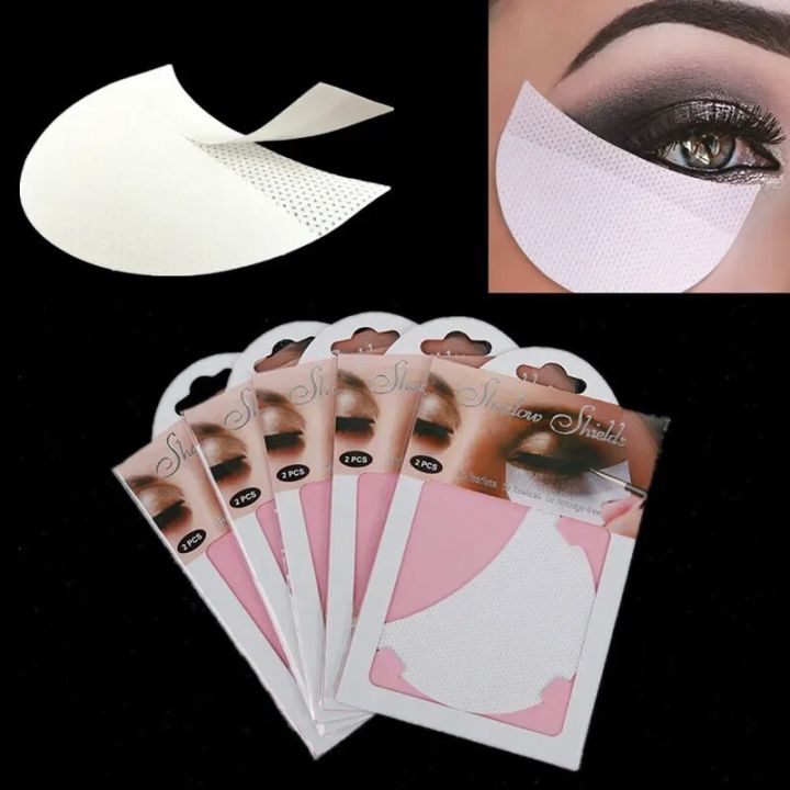 20/30/50pcs Disposable Eyeshadow Stencils Lint Free Under Eye Eyeshadow Gel Pad Sticker Removal Patches Sticker Eye Makeup Tools