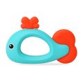 Silicone head Whale Baby Hand Teether With jhunjhuni CN -1pcs. 