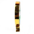Golden Reflective Adhesive Tape Safty Warning Stripe, Masking Tape DIY Craft 19mm/30mm Width.