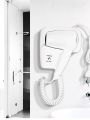 Hotel wall-Mounted Hair Dryer Professional Leafless Blow Dryer Negative Ion Temperature Control 2-Speed Styler.
