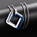 High Quality Men Fashion Jewellery Stainless Steel Round Chain Necklaces. 