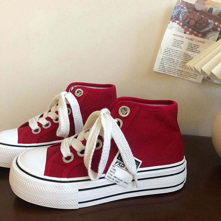Autumn%20Red%20Shoes%20Canvas%20Shoes%20High-Top%20Women's%20Hong%20Kong%20Style2022New%20Year%20All-MatchinginsThick-Soled%20Small%20Sneakers%20-%20Image%208