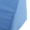 2pcs White Blue Foam Bed Wedge Pillow Elevation Cushion + Cover Back Support. 