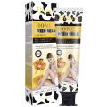 DISAAR Honey With Milk Hair Removal Cream 100ml -Hair Removal Cream 24k Gold Essence Collagen Argan Oil 3 Minutes Quick & Easy To Use Face Body Legs Depilating Moisturizing 100ml/3.38fl.oz (Honey With Milk).