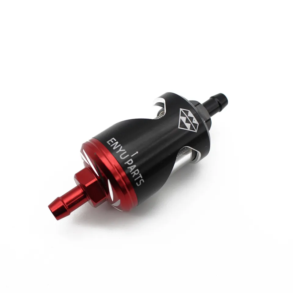 1/4" Clear 90-Degree Inline Fuel Filter For Kawasaki Motorcycle & ATV - 6mm/7mm Lines 6 thumbnail image