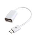 Android OTG Cable - White. 