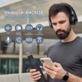 Siindoo JH-ANC923 Active Noise Cancelling Wireless Headset Foldable Over-Ear Bluetooth Headphone With Mic Hi-Fi Stereo Deep Bass. 