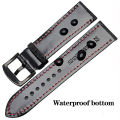20mm 22mm 24mm Nylon Leather Watchband For Tudor Black Shield Breitling Tissot Starfish Men Women Canvas Fabric Watch Strap.