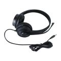 3.5mm H500 Service Headphone Call Center Headset Telephone Traffic Earphone Customer Communication 360 Degrees Computer Headset. 