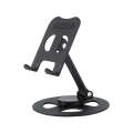 Aluminum alloy desktop rotating creative foldable and portable lazy phone tablet stand.